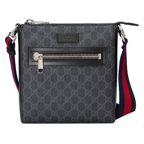 black gucci shoulder bag men|man purse bag Gucci.